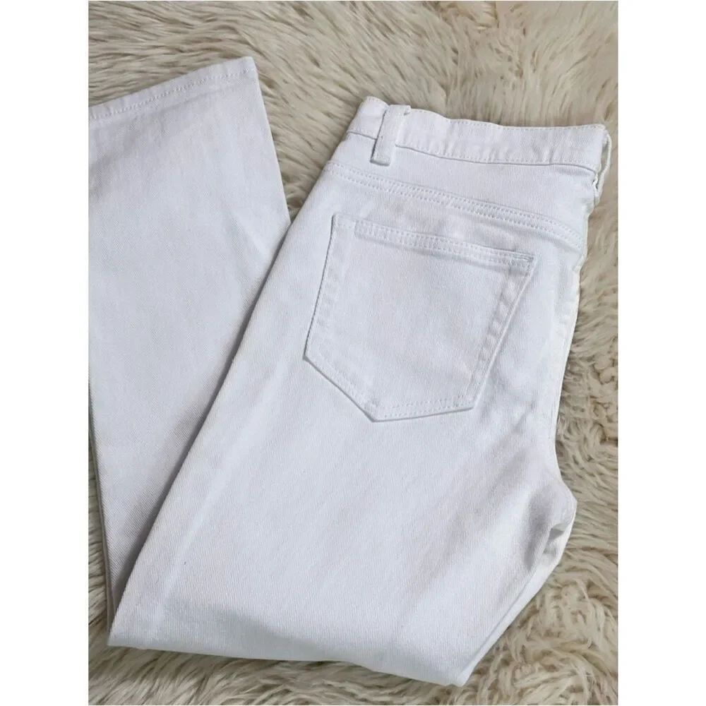 Joe Fresh White High-Rise Jeans